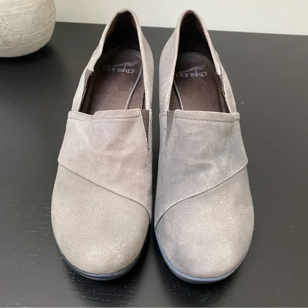 Dansko Rosalind Women's Grey Suede Wedge Shoes EU Size 40